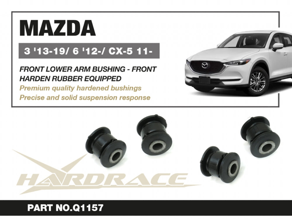 Hardrace Front Lower Arm Bushings (Front) for Mazda 3rd Gen. BM | 6 Atenza 3rd | CX-5 KE KF