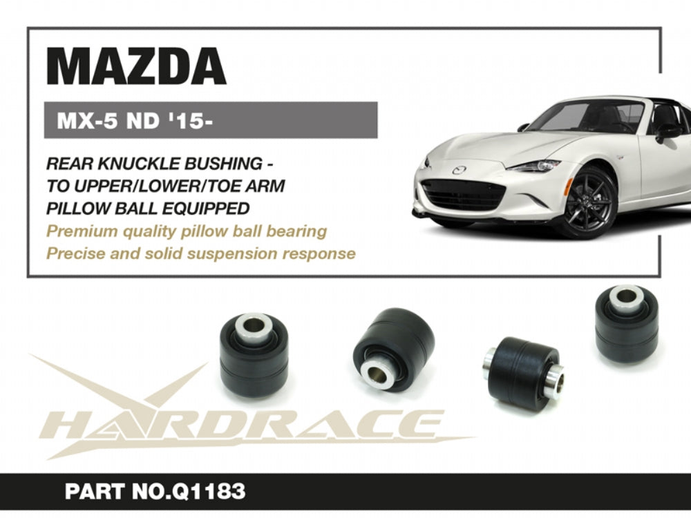 Rear Knuckle Bushing - Connect To Upper/Lower/Toe Arms for Mazda MX-5 Miata 4th ND