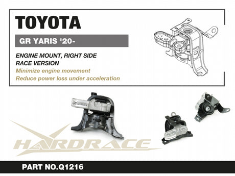 Right Side Engine Mount for Yaris / Vitz GR GXPA16 MXPA12