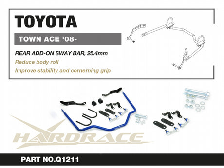 Rear Add-On Sway Bar 25.4mm for Townace / Liteace S400