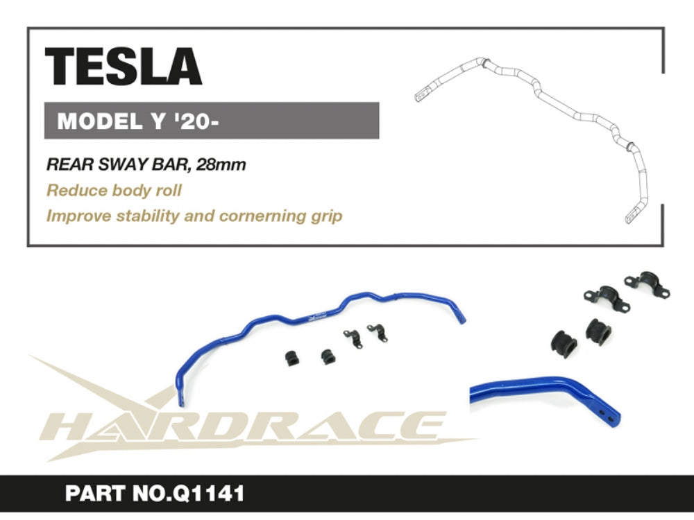 Adjustable Rear Sway Bar 28mm for Tesla Model Y