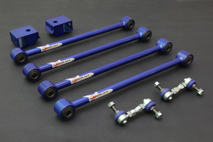 Hardrace IMPREZA GC REAR LATERAL ARM INCLUDING STABILIZER LINK
(HARDEN RUBBER) 8PCS/SET